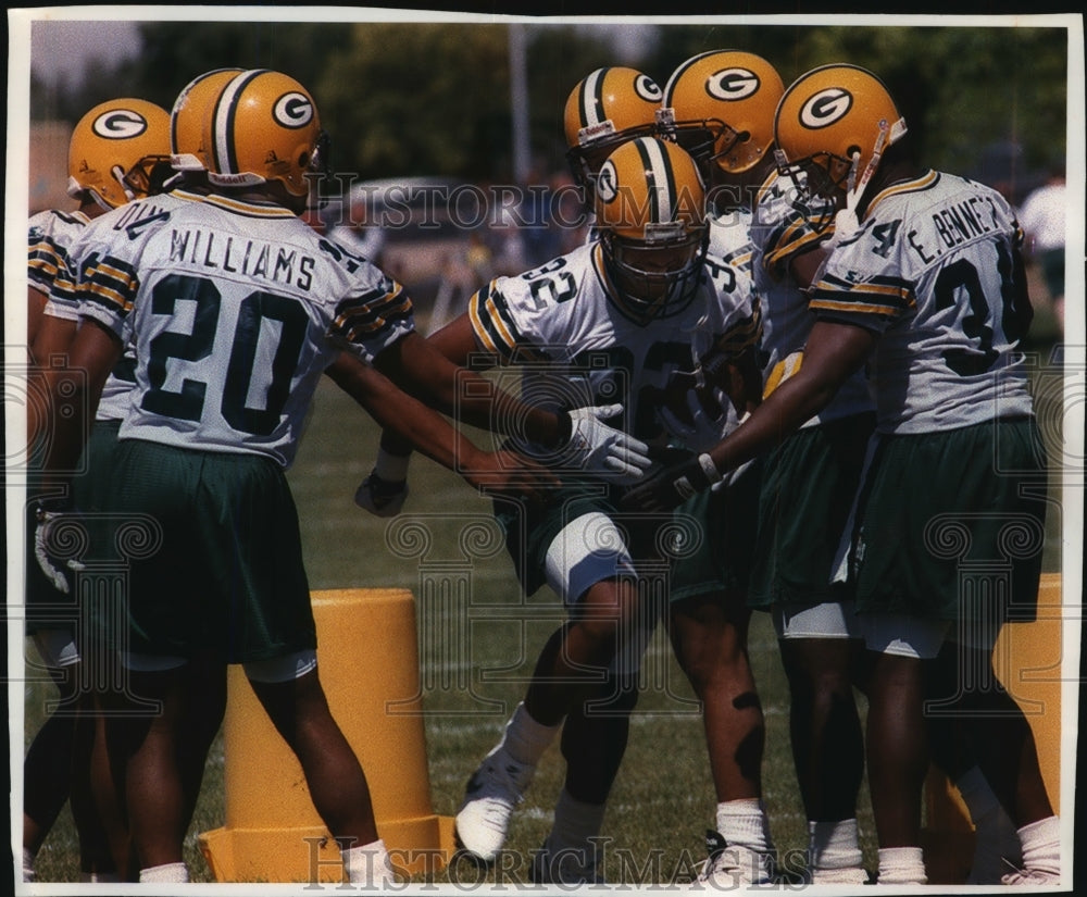 1994 Press Photo Reggie Cobb at Green Bay Packers minicamp, football - mja82055-Historic Images