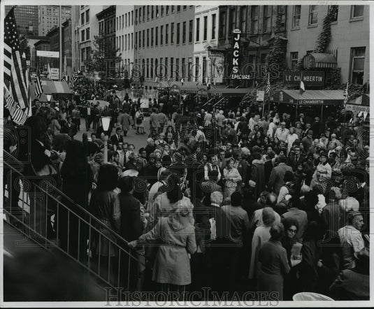 1973 Press Photo New York City's, restaurant row - Historic Images
