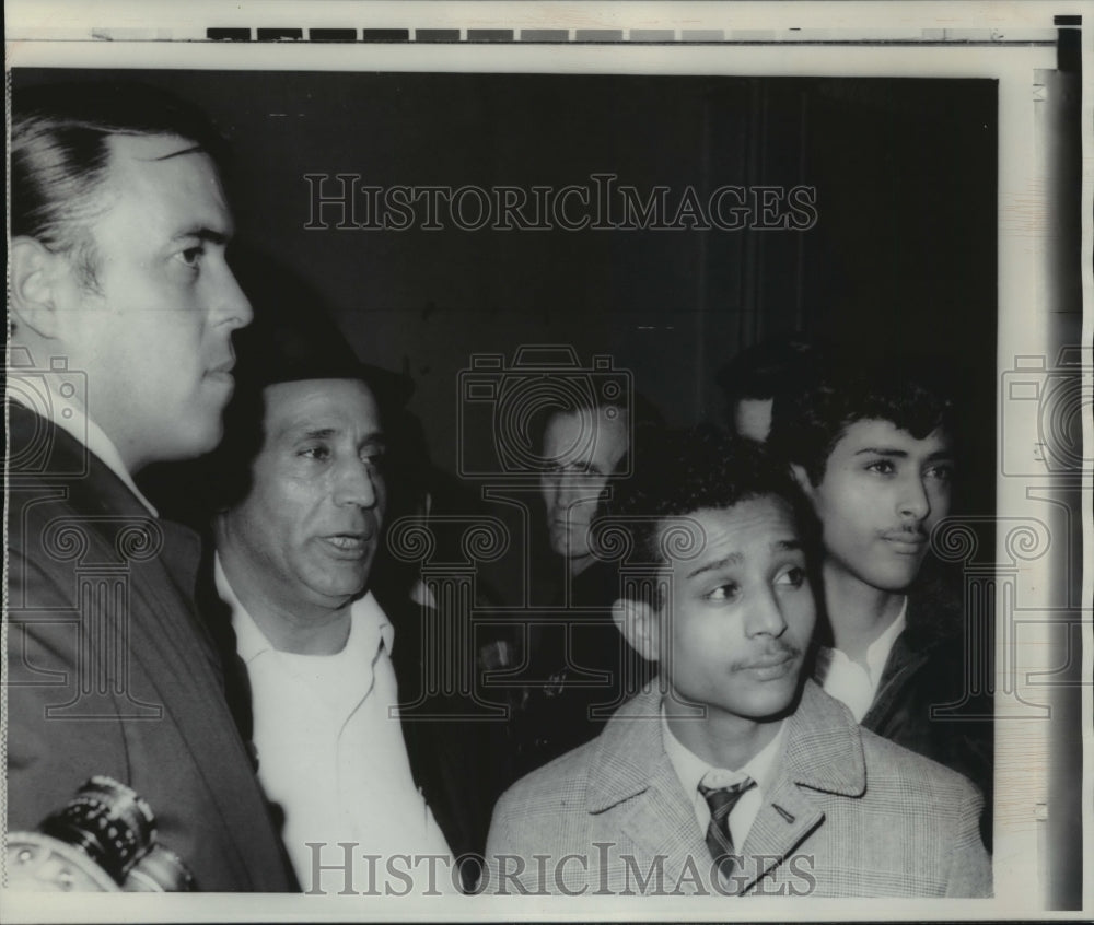 1968 Press Photo Ahmed Rageh Namer and sons accused of plot against president - Historic Images