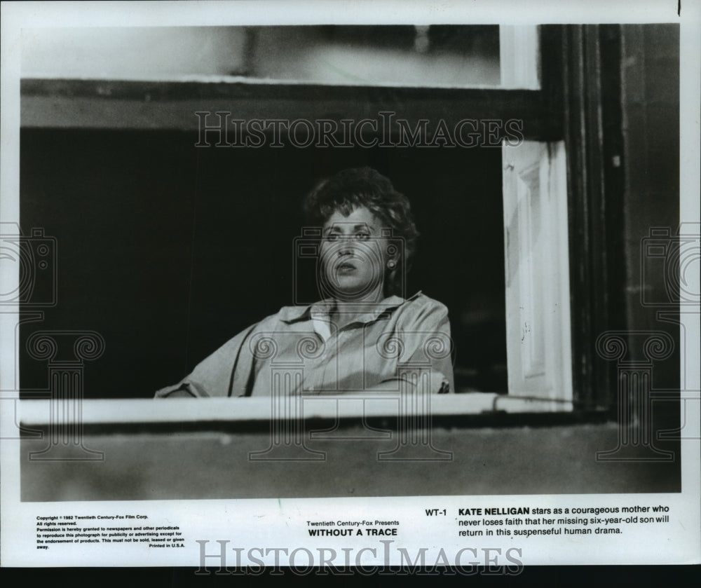 1982 Press Photo Kate Nelligan is the mother Stanley Jaffe&#39;s &quot;Without a Trace&quot; - Historic Images