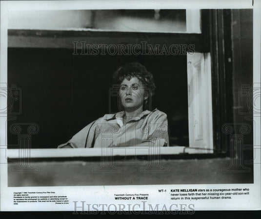 1982 Press Photo Kate Nelligan is the mother Stanley Jaffe's "Without a Trace" - Historic Images