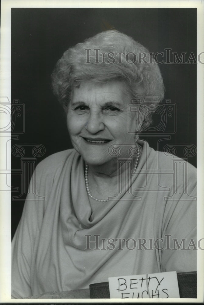 1994 Press Photo Betty Fuchs - mja83187 - Historic Images