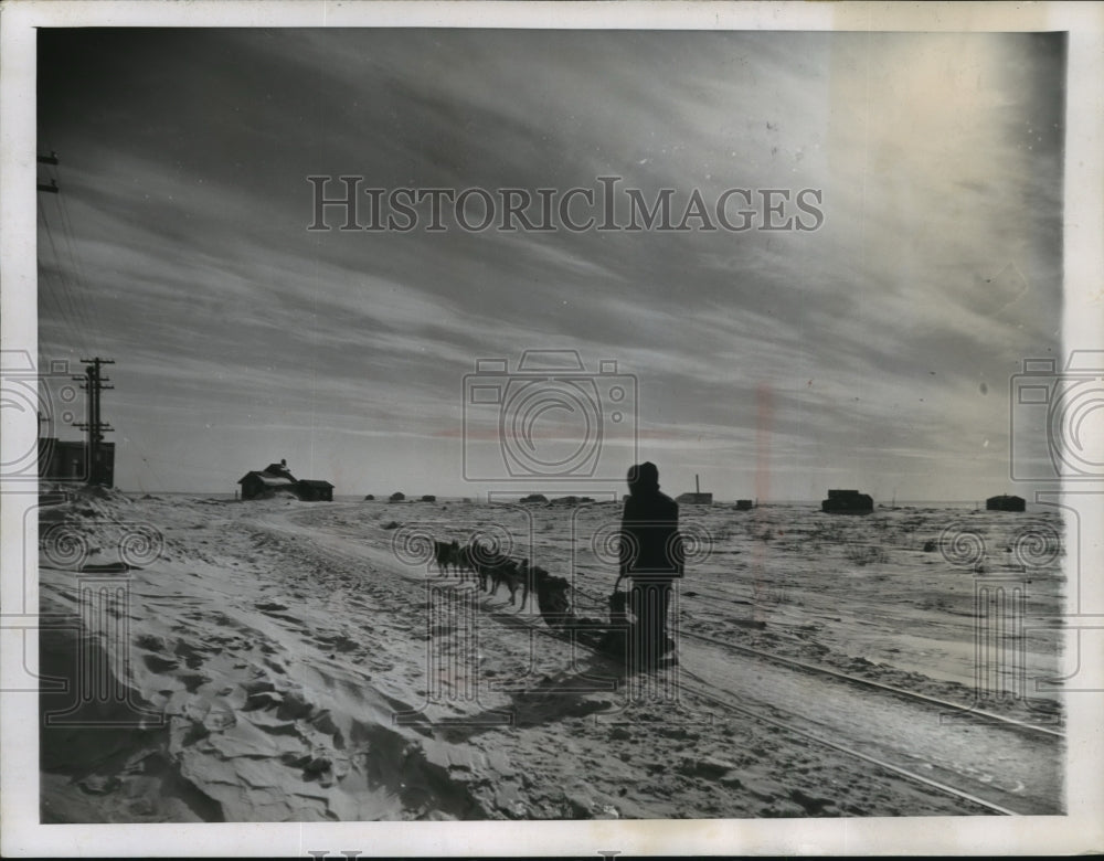 1958 Press Photo Frozen Frontier, in Churchill, Manitoba, Canada. - mja83440 - Historic Images