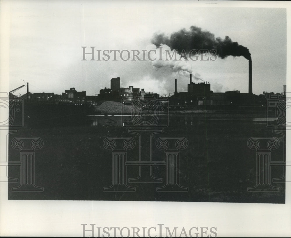 1969 Press Photo Bathurst Power &amp; Paper Company-New Brunswick, Canada - Historic Images