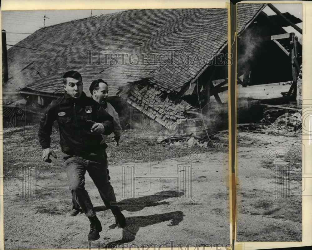 1963 Press Photo &quot;Barn Buster&quot; by Sherman Gessert in Menomonee Falls, Wisconsin - Historic Images