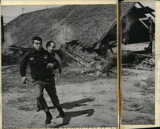 1963 Press Photo "Barn Buster" by Sherman Gessert in Menomonee Falls, Wisconsin - Historic Images