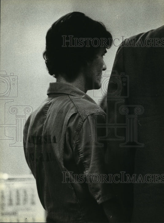 1979 Press Photo Barry M. Boettcher, Charged with Killing Jose H. Guerra - Historic Images