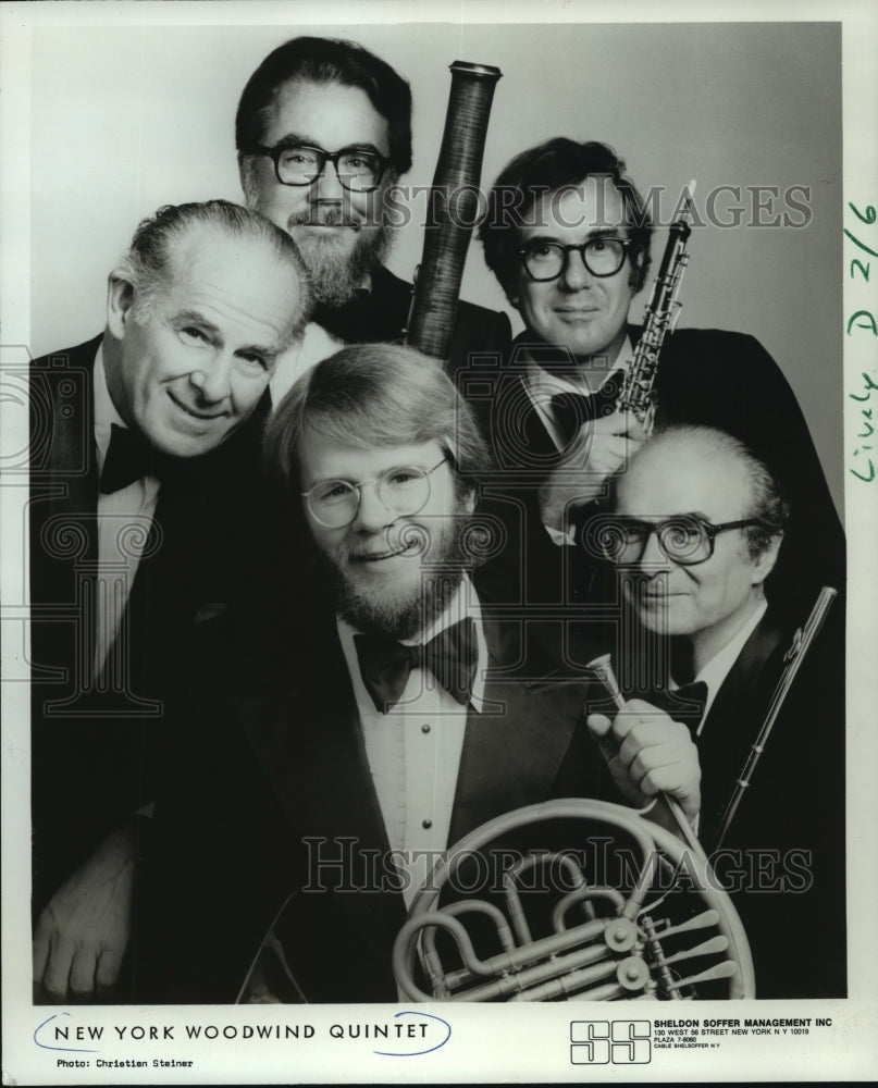 1982 Press Photo New York Woodwind Quintet-Historic Images