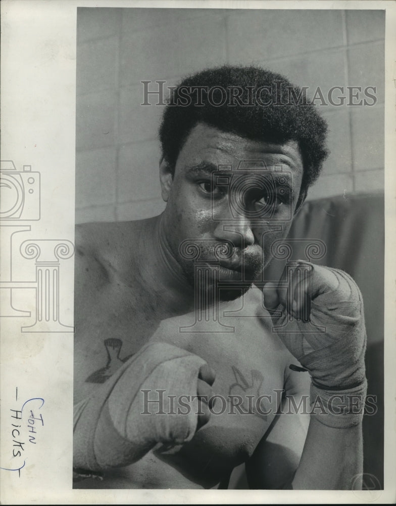 1969 Press Photo U.S. Boxer John Hicks - mja84578- Historic Images