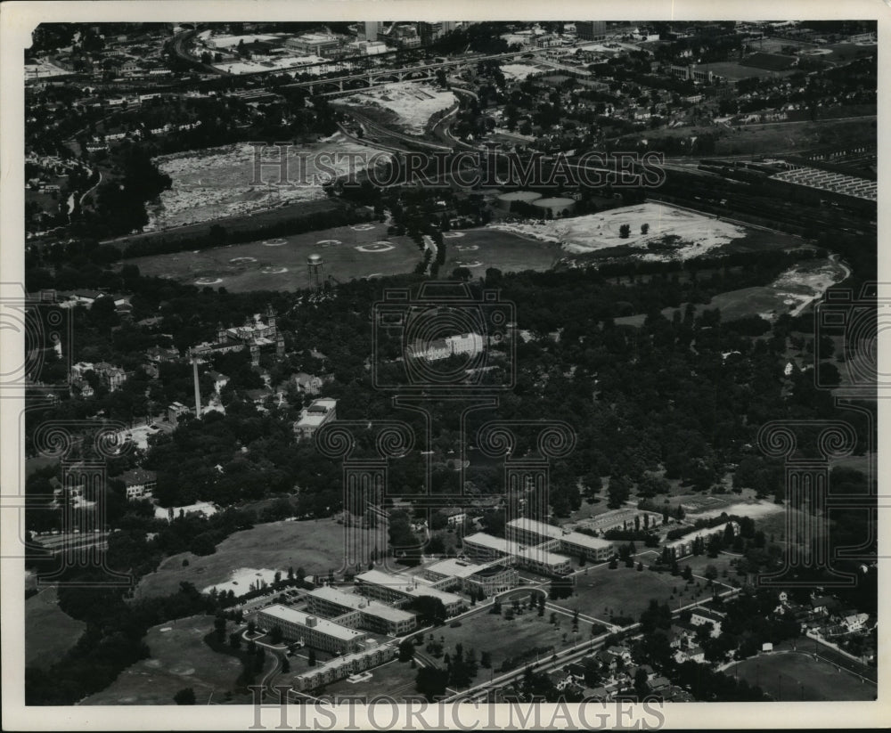 Press Photo Aerial view, Zablocki Veterans Administration Center, Wisconsin - Historic Images