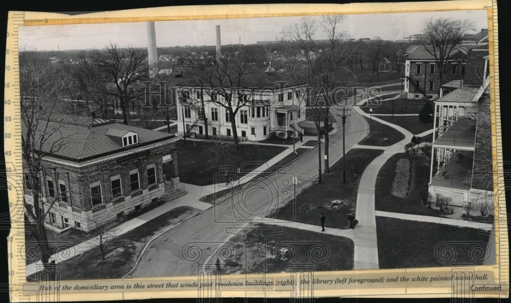 1967 Press Photo Domiciliary, Zablocki Veterans Administration Center, Wisconsin - Historic Images