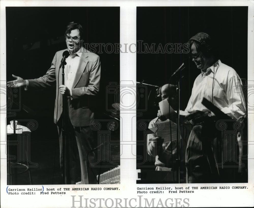 1992 Press Photo Garrison Keillor, host of The American Radio Company - Historic Images