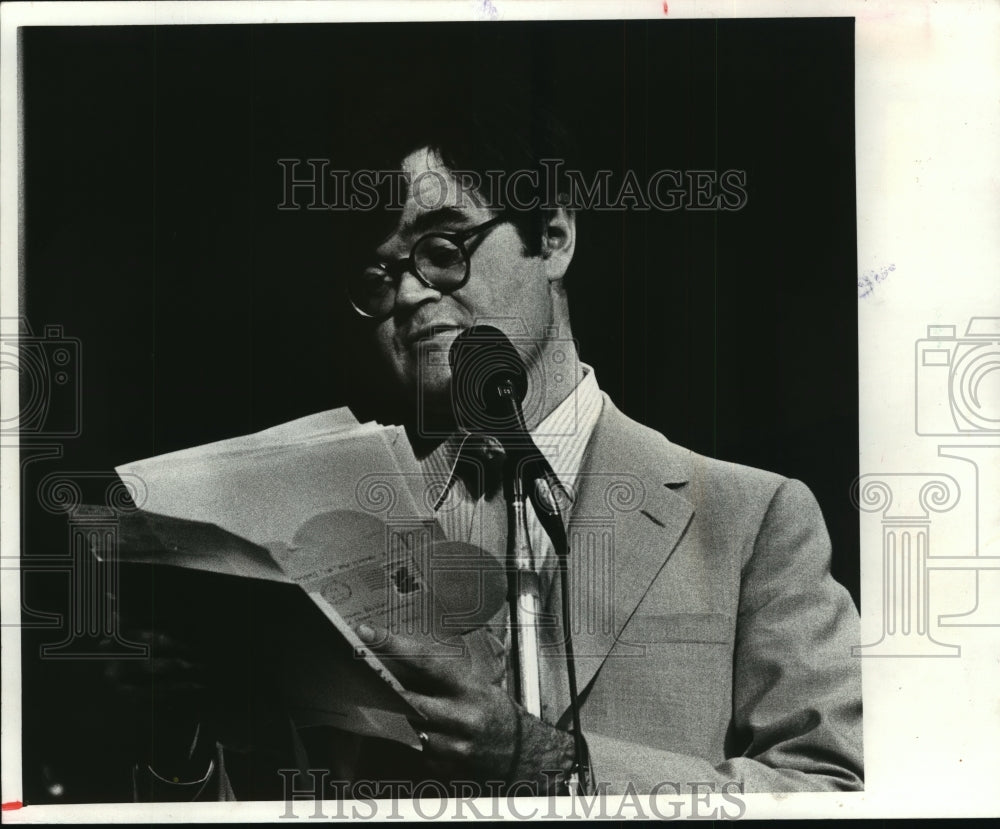 1982 Press Photo Radio personality Garrison Keillor - mja85362 - Historic Images