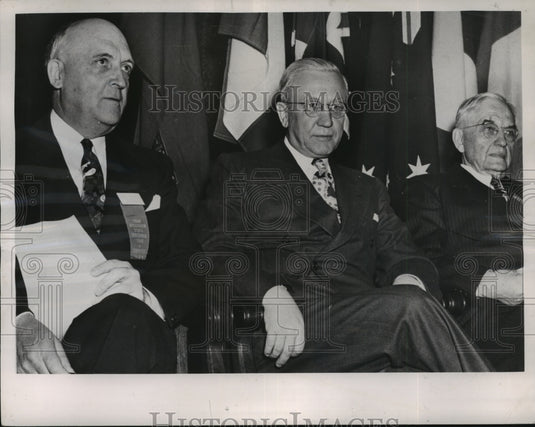 1948 Press Photo Wisconsin Leaders at Centennial Celebration - mja85389-Historic Images