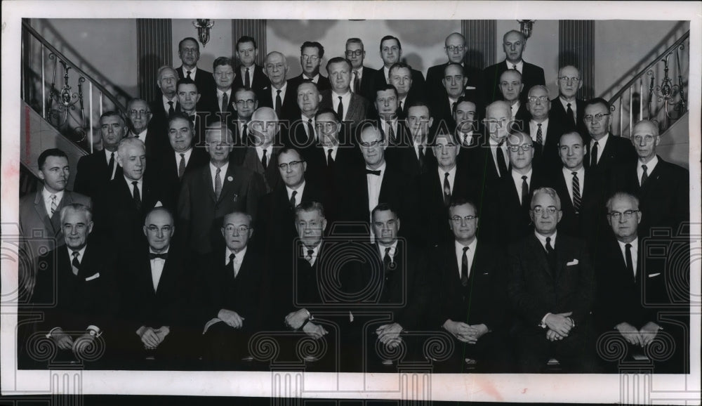 1961 Press Photo Wisconsin's judges winter meeting the at the Schroeder hotel. - Historic Images