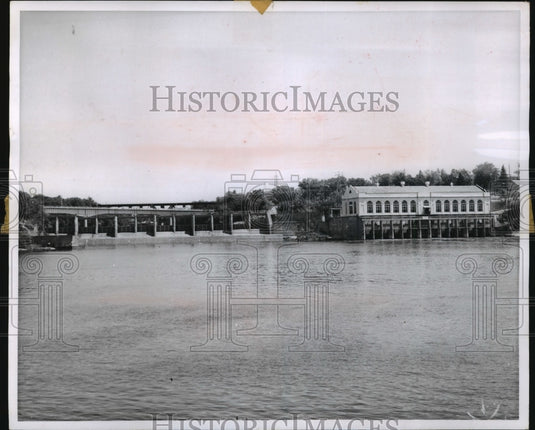 1959 Press Photo The Wisconsin Power & Light Company at Wisconsin Dells - Historic Images