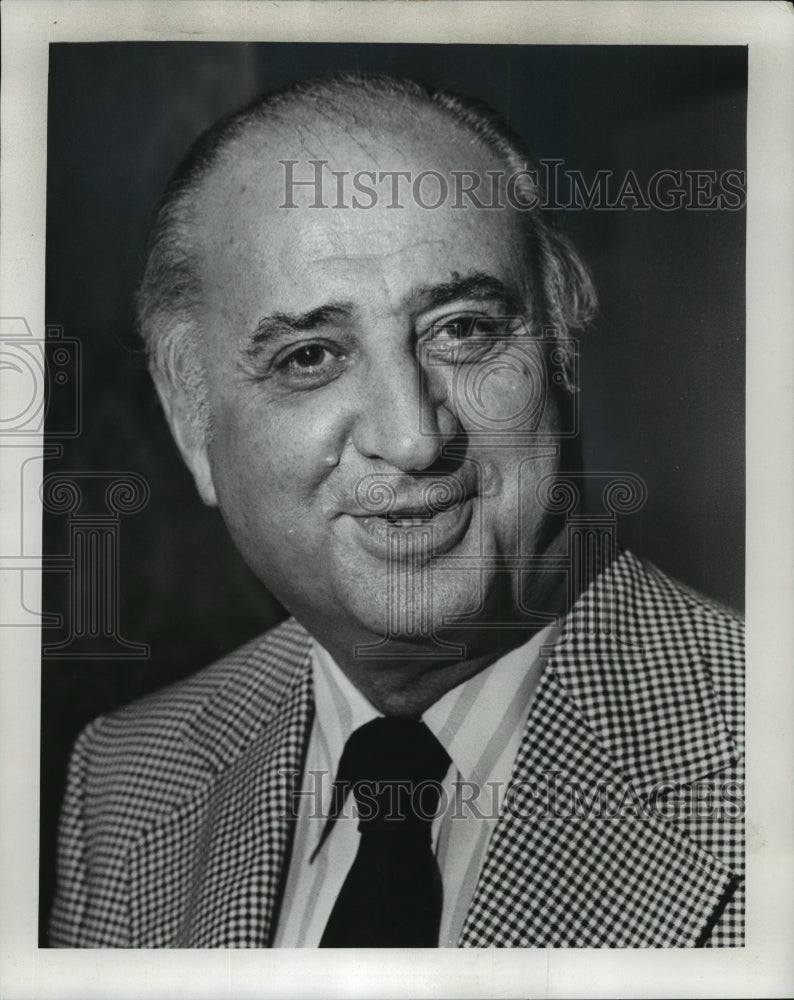 1975 Press Photo Sam Zagoria, director of Labor Management Relations Service-Historic Images