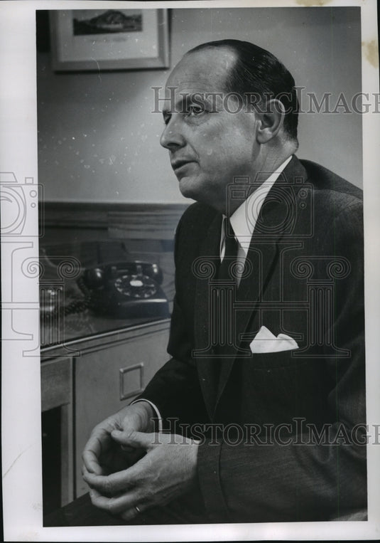 1962 Press Photo Ambassador deLesseps S. Morrison, United States Representative-Historic Images