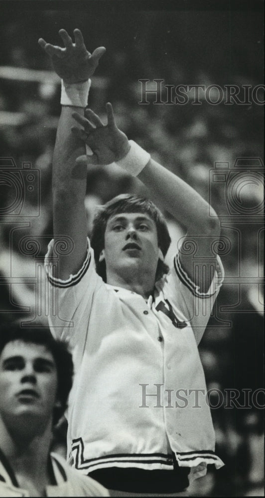 1983 Press Photo Kohler, Wisconsin Basketball Player Joe Wolf - mja86310 - Historic Images