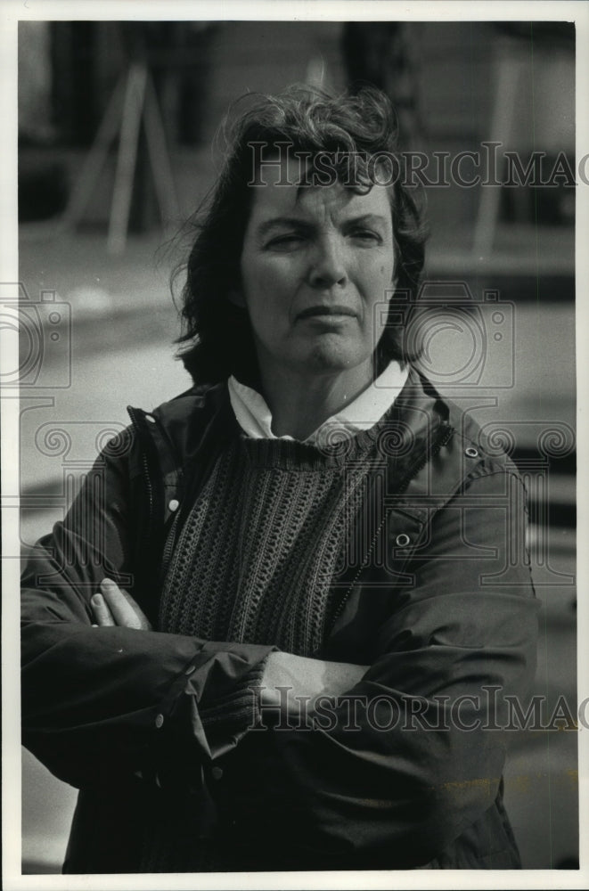 1991 Press Photo Mary Margaret Bell; Hyde Park Playground, University of Chicago-Historic Images