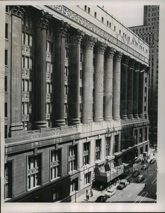 1956 Press Photo Illinois-Chicago's City Hall, also Cook County Offices-Historic Images