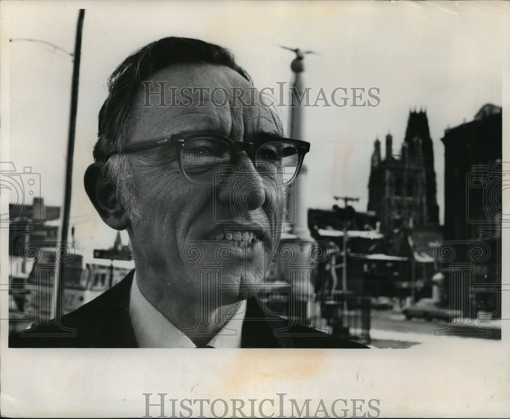 1969 Bernard J. Cooke interviewed in New Haven, Connecticut-Historic Images