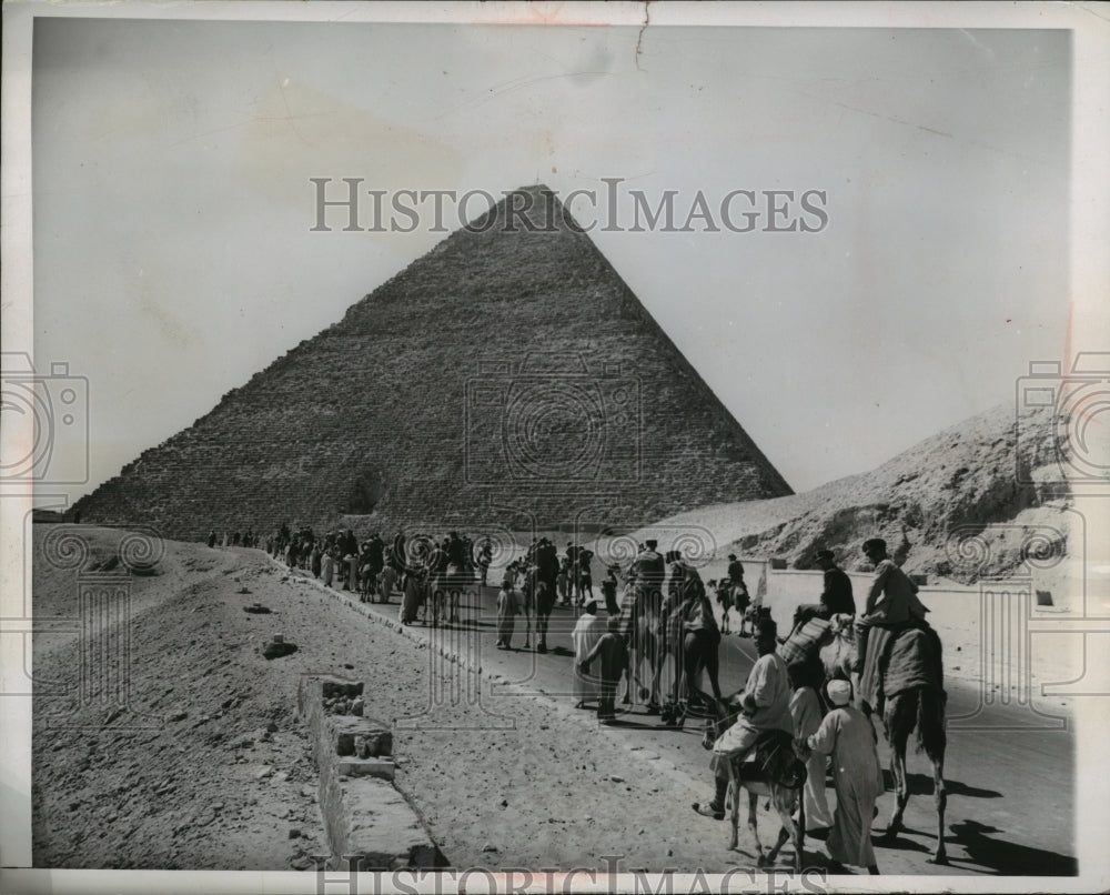 1960 Cheops Pyramid near Cairo, Egypt-Historic Images