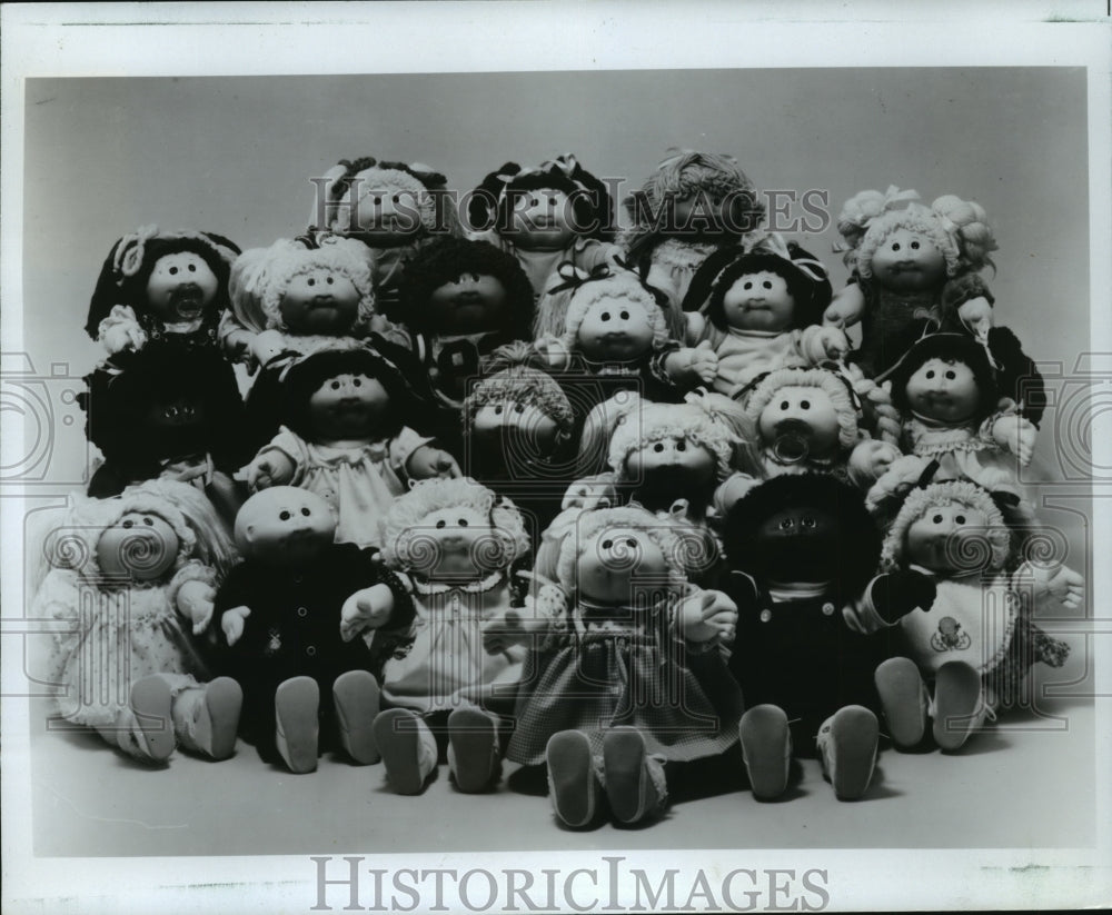 1983 Press Photo Collection of Cabbage Patch dolls - mja87185 - Historic Images