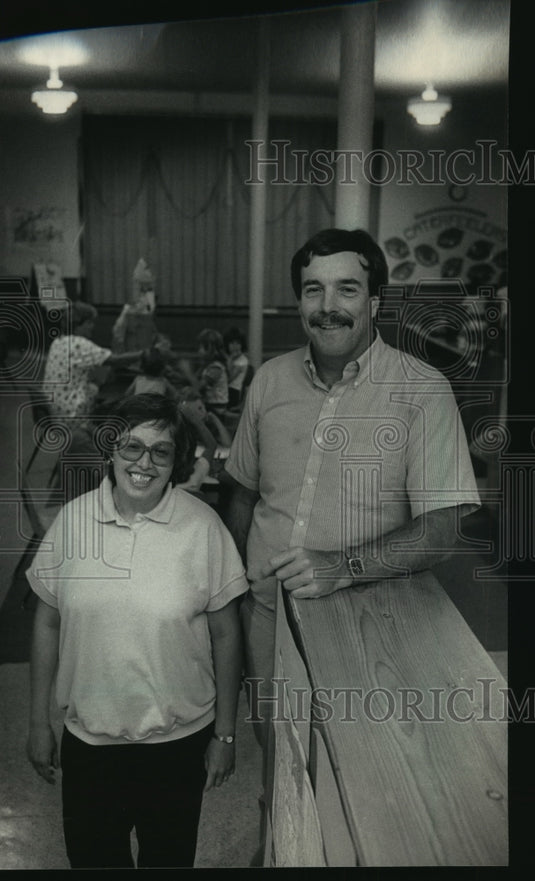 1986 Press Photo Michael & Jackie Conway founders of Family After School Program - Historic Images