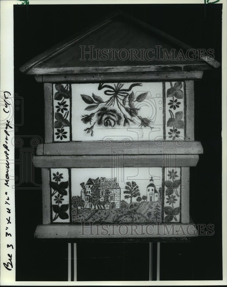 1982 Press Photo Hive Built, Decorated after World War II. Czechoslovakia-Historic Images