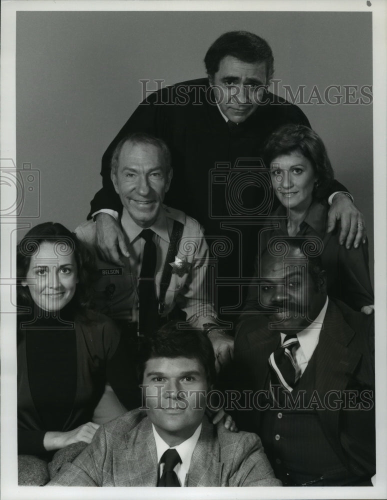 1977 group of actors playing in the comedy series &quot;Sirota&#39;s Court&quot;-Historic Images