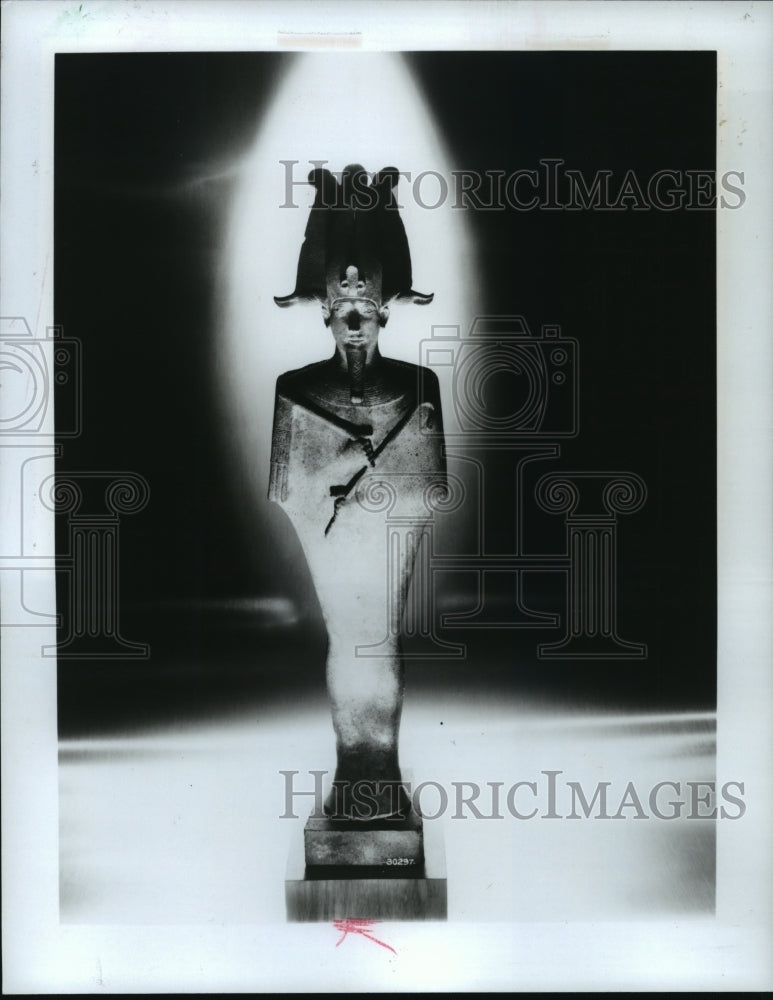 1988 Press Photo Egyptian Bronze Figure - Osiris - mja87608-Historic Images