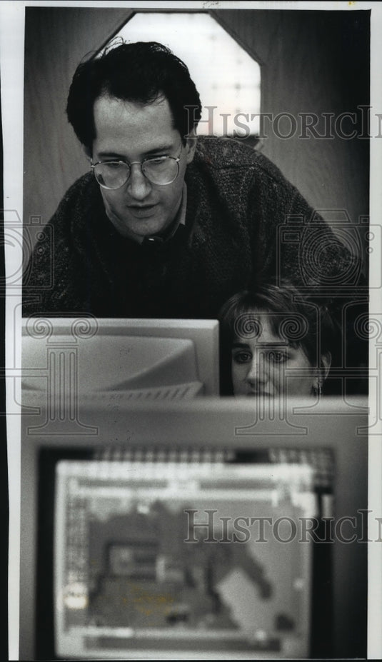 1991 Press Photo David Zach, Futurist - mja87831 - Historic Images