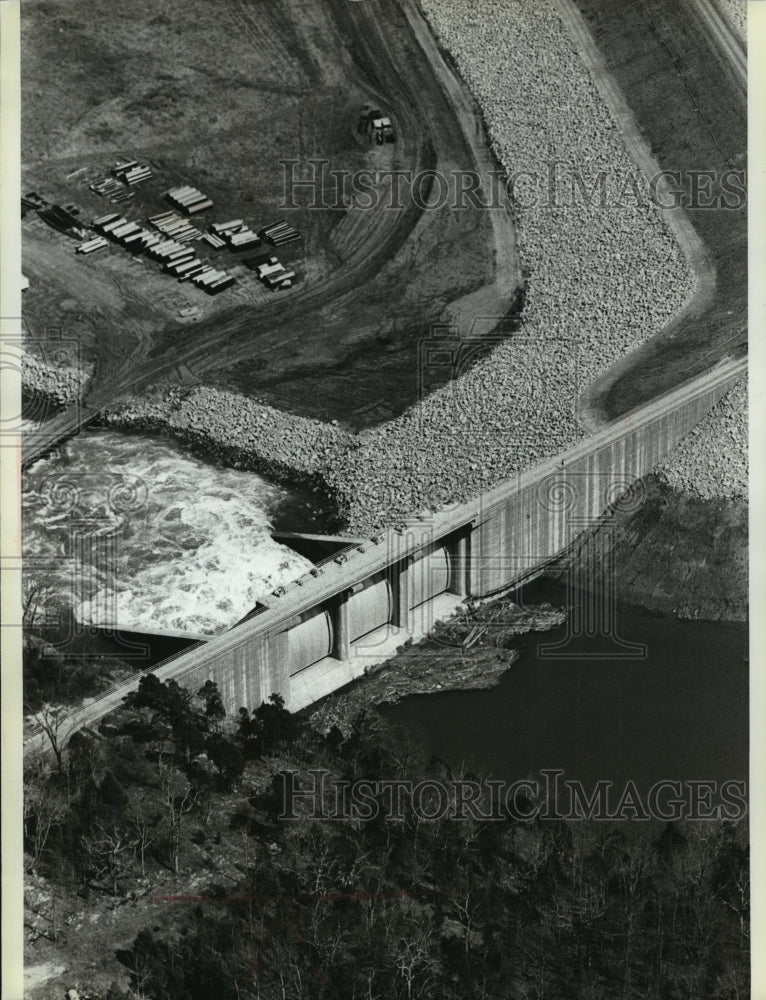 1979 Press Photo Tellico Dam project in Loudon County, Tennessee - mja87841 - Historic Images