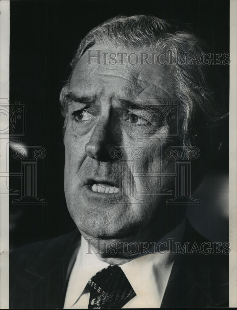 1974 Press Photo John B. Connally: Milwaukee visit - mja87959-Historic Images