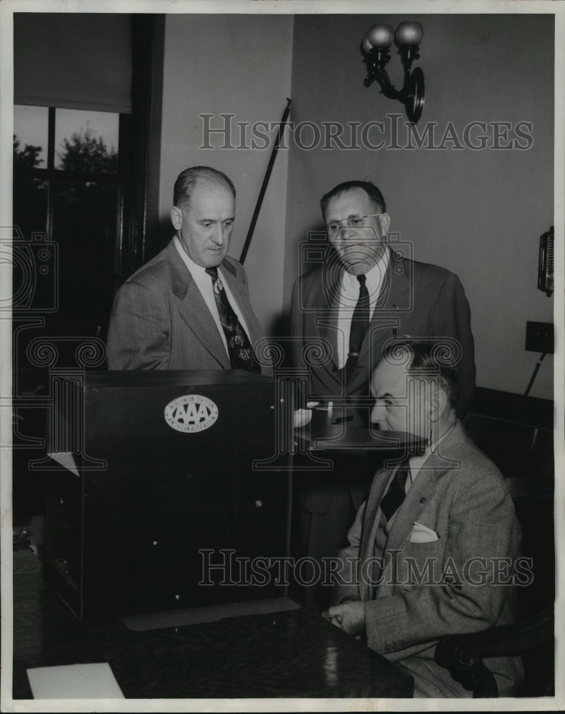 1952 Dr. B.L. Corbett Safety Commission meeting in Madison Wisconsin-Historic Images