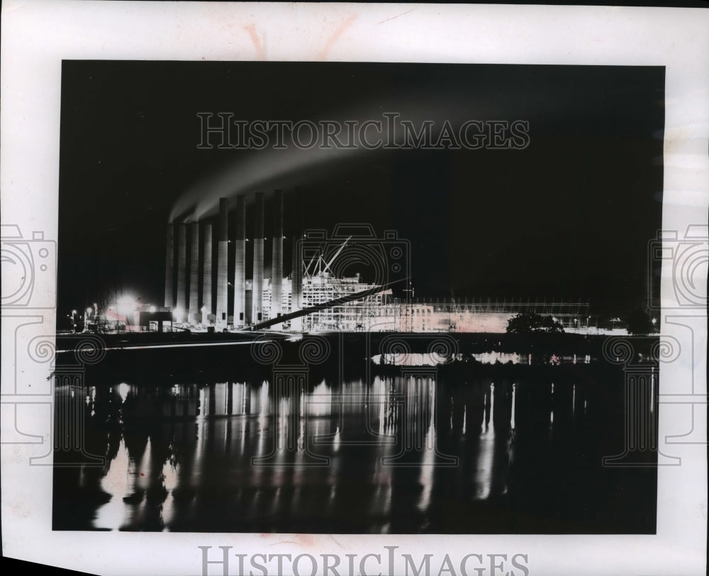 1958 Press Photo Kingston Steam Plant Kingston, Tennessee - mja88731 - Historic Images