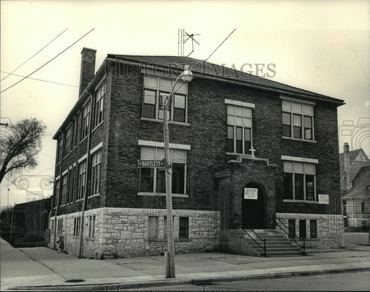1987 The former Holy Rosary school undergoing renovation, Milwaukee-Historic Images