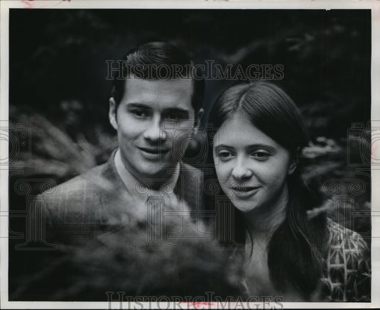 1970 Press Photo Air Force Sgt. James Doyne will be married to Linda Zellner-Historic Images