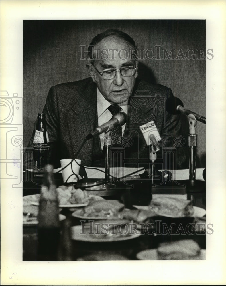 1981 Press Photo Patrick Cotter, Chairman of the United Way - mja90405-Historic Images