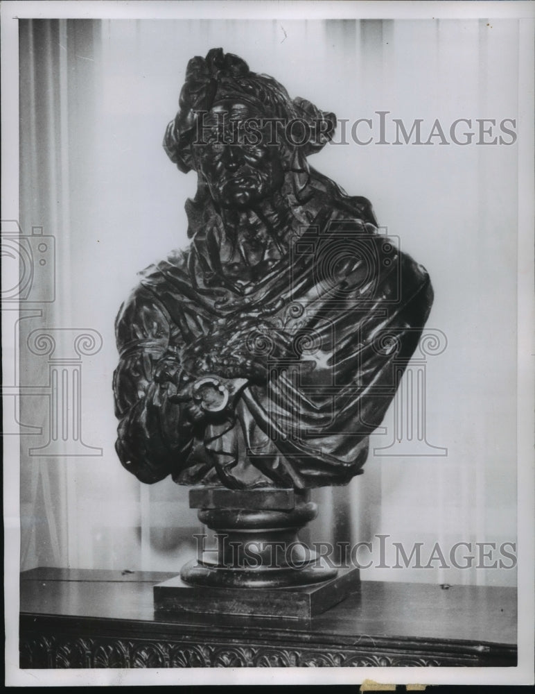 1956 Press Photo &quot;The Thread of Life&quot; Michelangelo&#39;s art Greek goddess Atropos - Historic Images