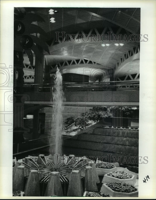 1984 Press Photo new airport terminal in the capital of Saudi Arabia, Riyadh-Historic Images