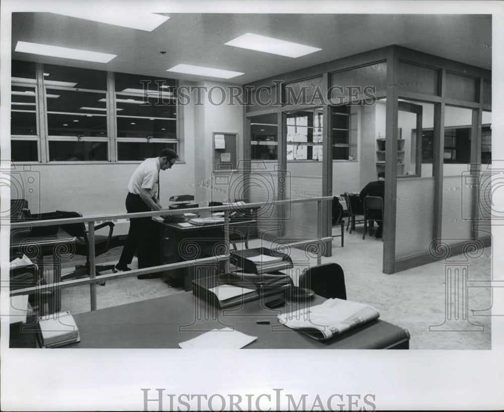 1970 Press Photo The Drivers room of the Milwaukee Journal. - mja90950 - Historic Images