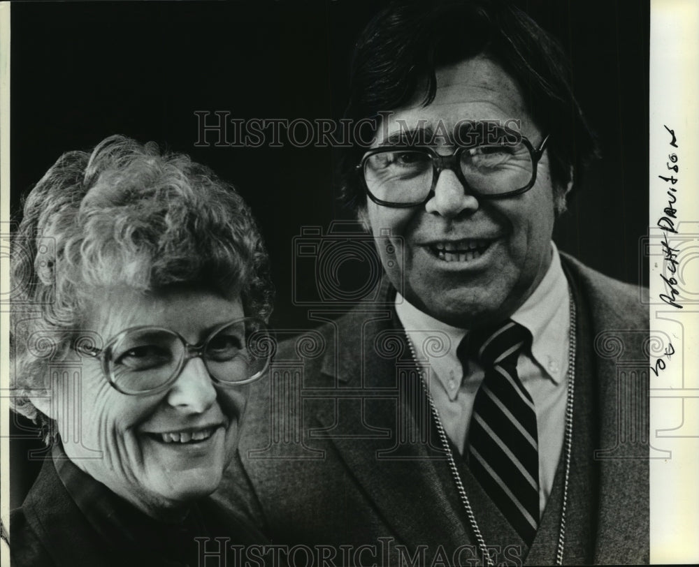 1982 Press Photo Reverend Robert M Davidson - Historic Images