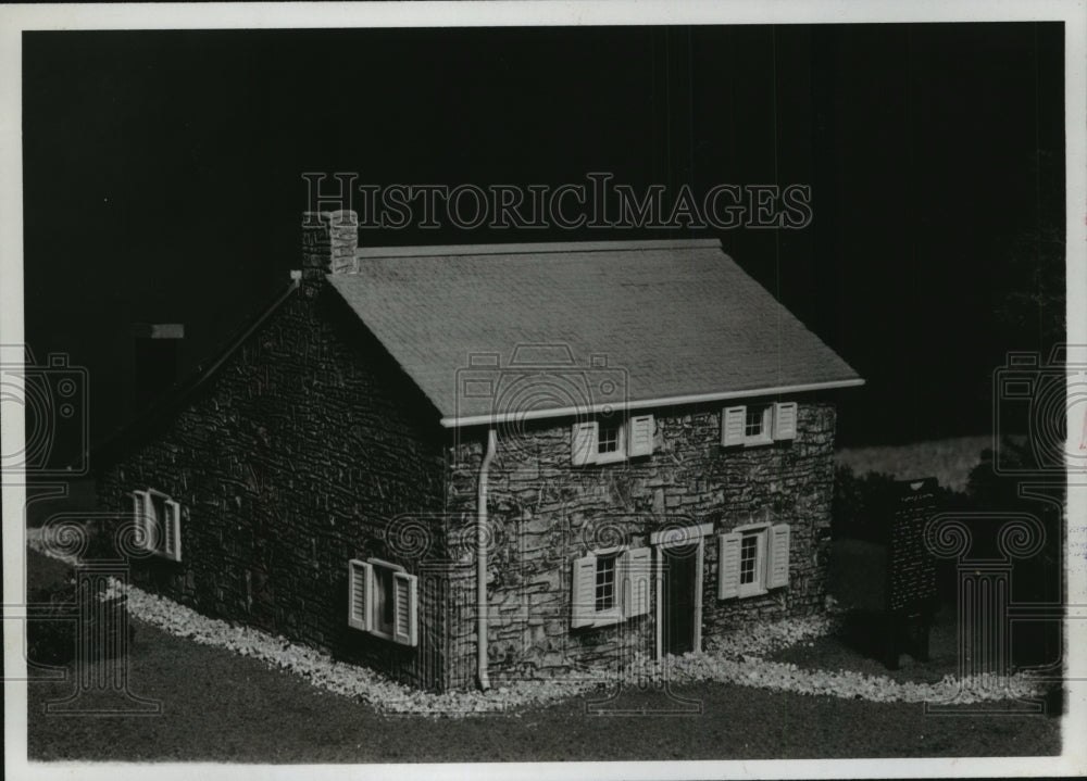 1976 Press Photo the Jeremiah Curtin house after planned restoration, Wisconsin - Historic Images