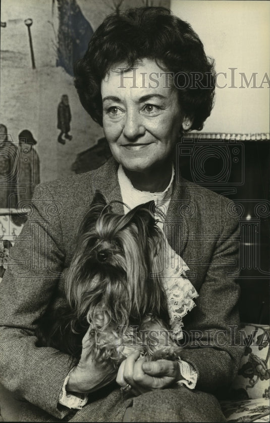 1979 Press Photo Beverly Czarnecki, owner of advertising company in Wauwatosa-Historic Images