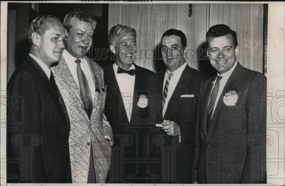 1957 Press Photo Republican senate seat candidates at convention in La Crosse - Historic Images