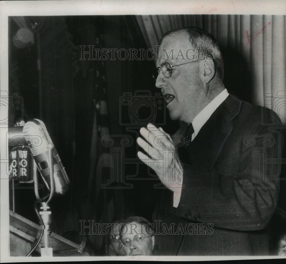 1950 Press Photo John Foster Dulles gives speech - mja92499- Historic Images