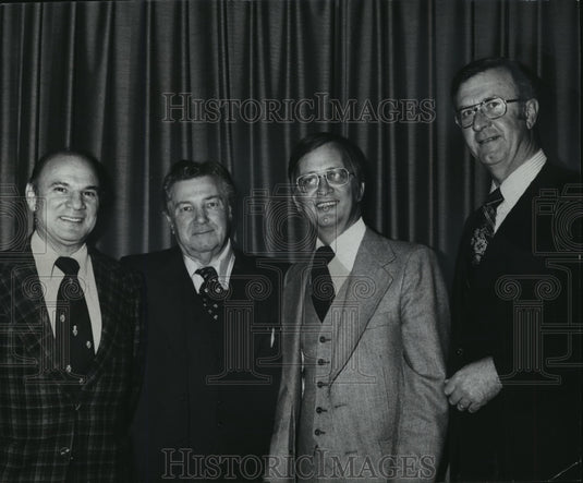 1976 Press Photo WSAE Joseph D'Amico, Joseph Bolan, William Browse, Donald Dean - Historic Images