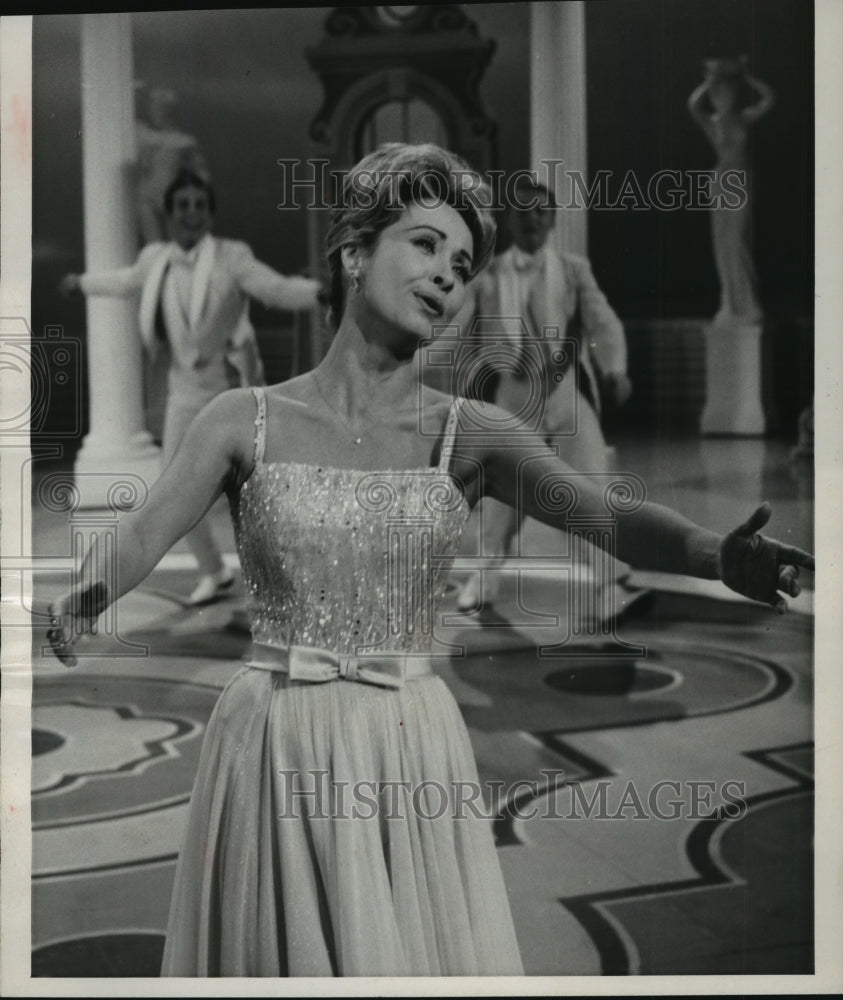 1964 Press Photo Jane Powell on &quot;The Andy Williams Show&quot; - mja93022 - Historic Images